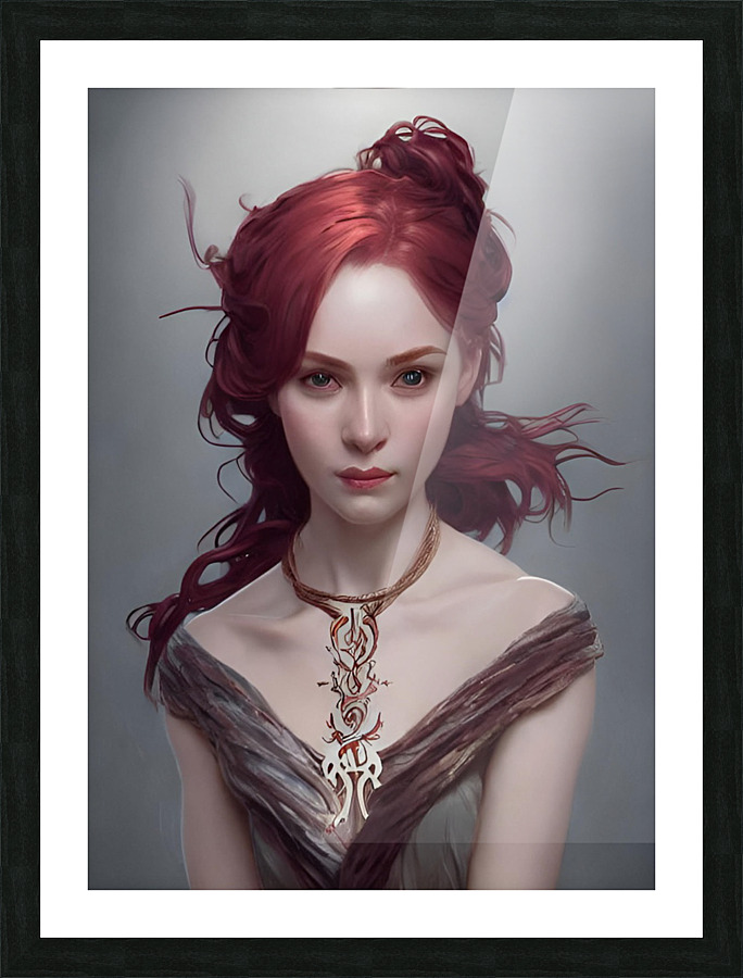 Lady Jannet Picture Frame print