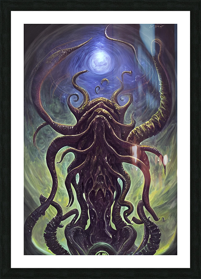 Brutal Rise Picture Frame print
