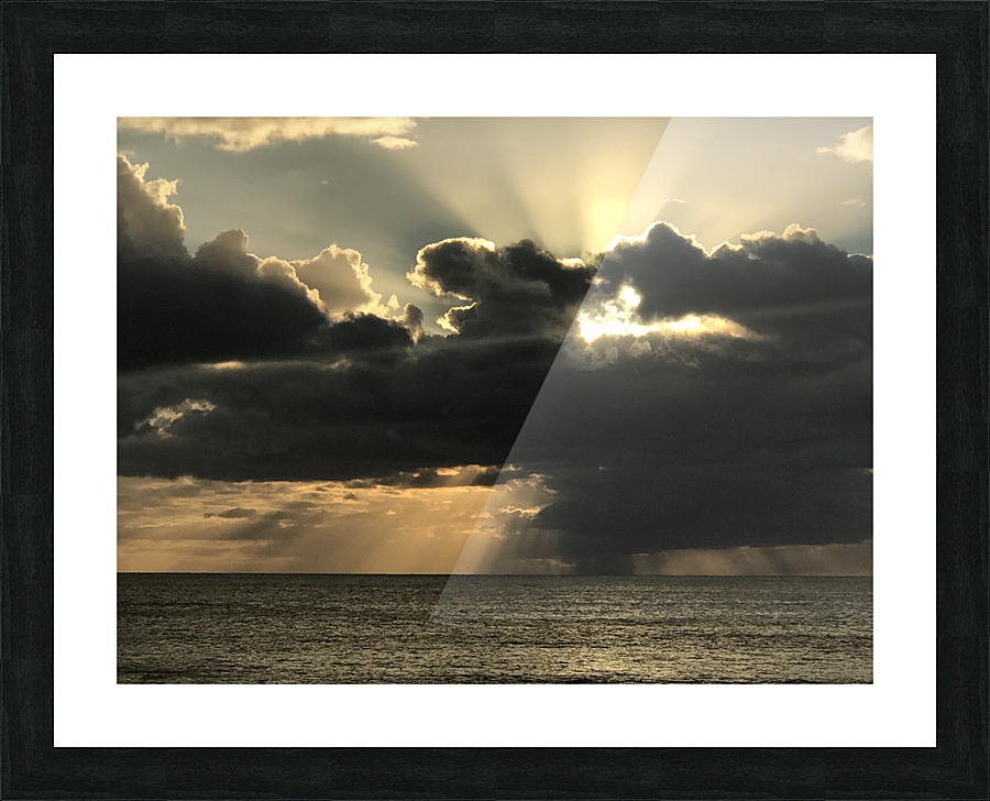 Ocean Sunset 10 Picture Frame print