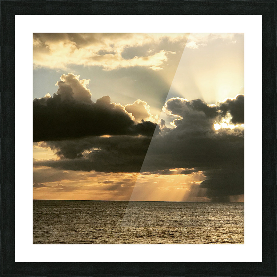 Ocean Sunset 8 Picture Frame print