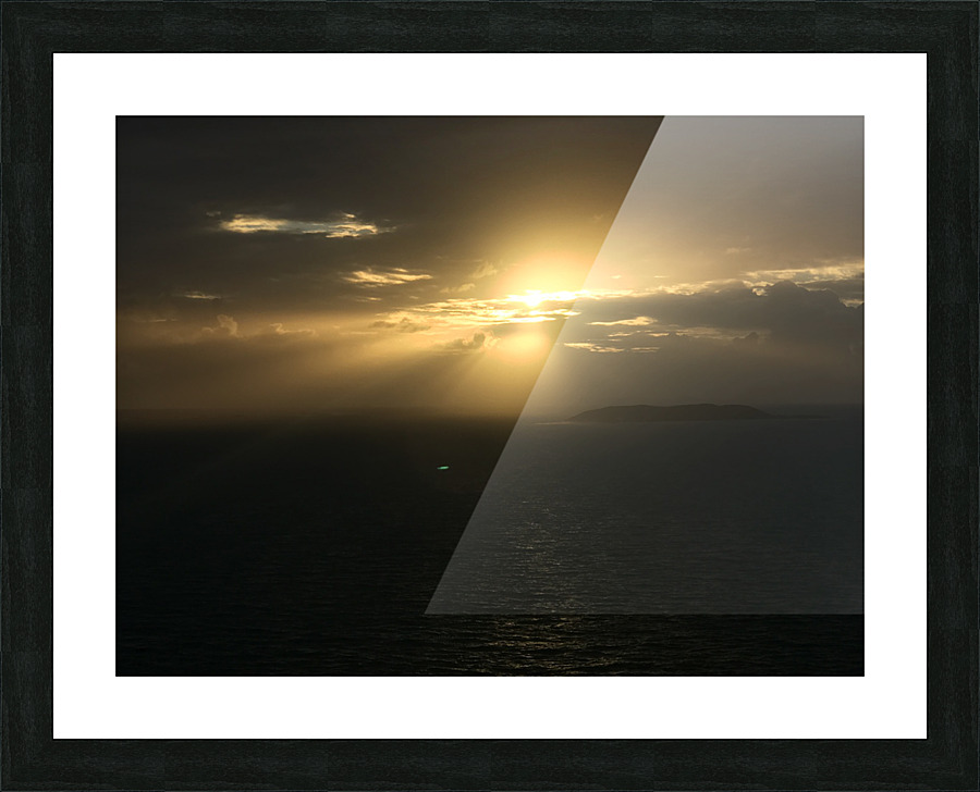 Ocean Sunrise 3 Picture Frame print
