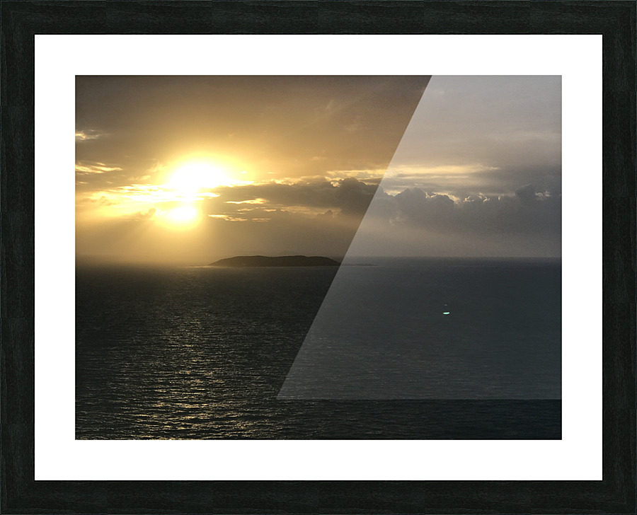 Ocean Sunrise 4 Picture Frame print