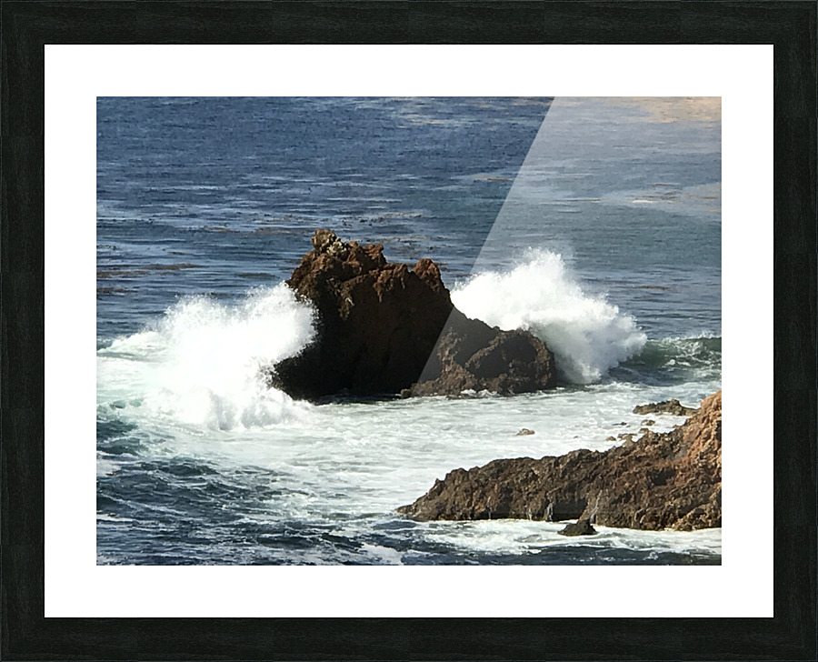 Wave Break 1 Picture Frame print