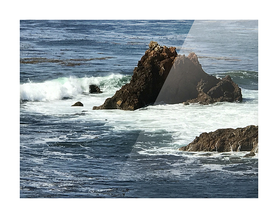 Wave Break 3 Picture Frame print
