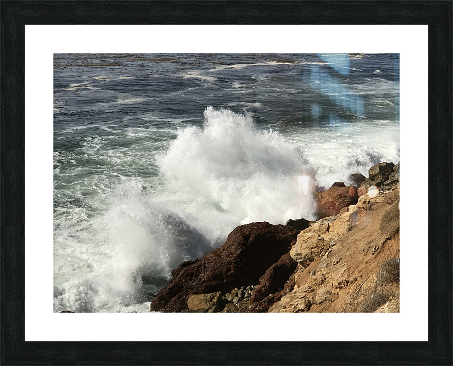 Wave Break Picture Frame print