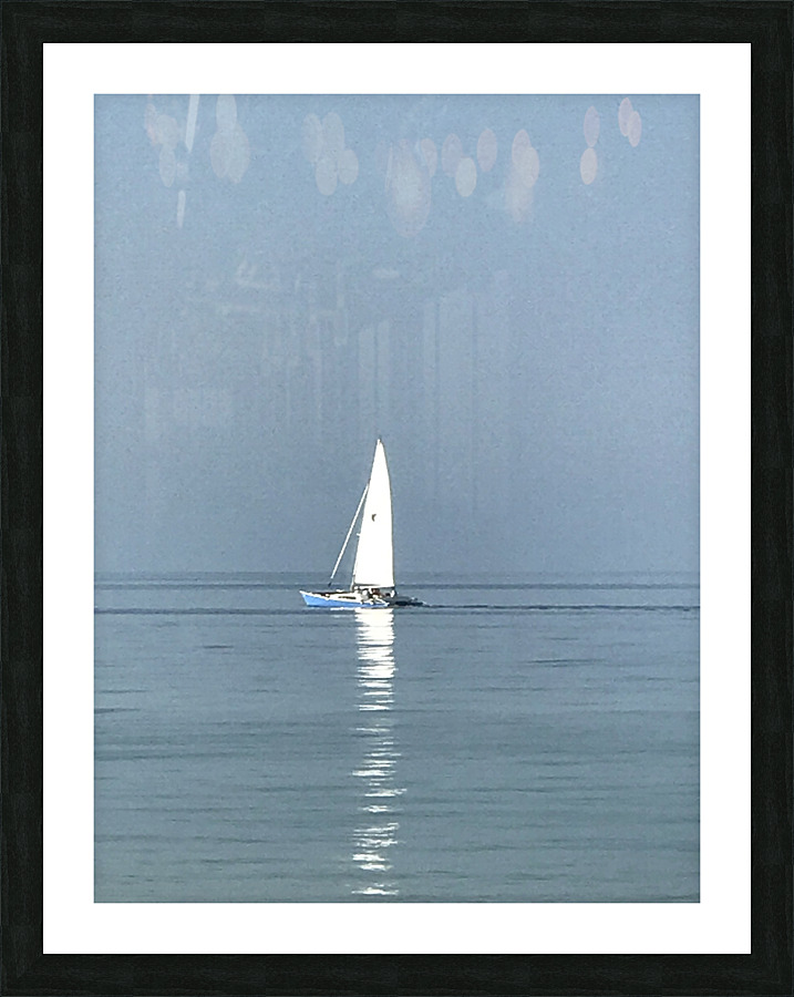 Carefree Sailboat Picture Frame print