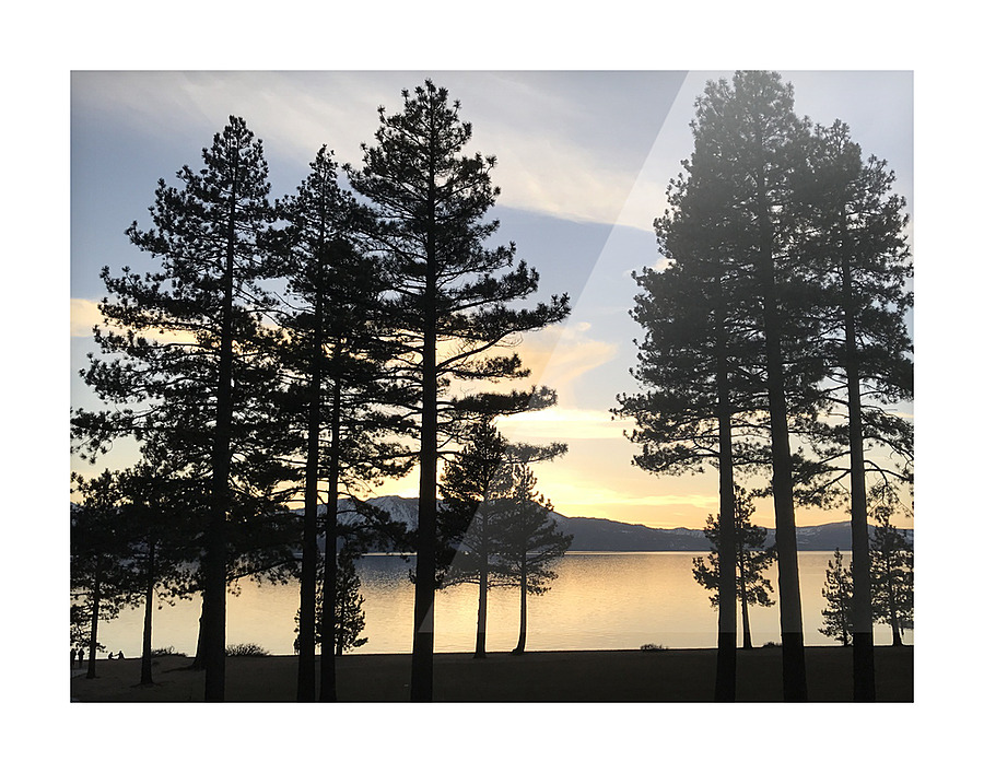 Tahoe Sunset Picture Frame print