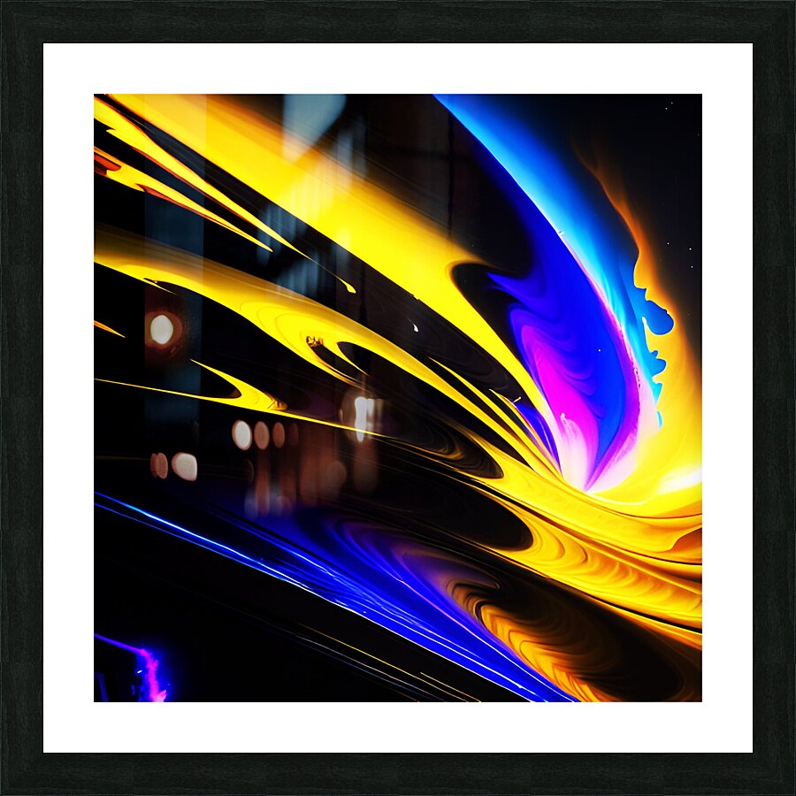 Uncertainty Picture Frame print