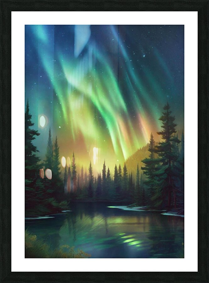Polar Night Picture Frame print