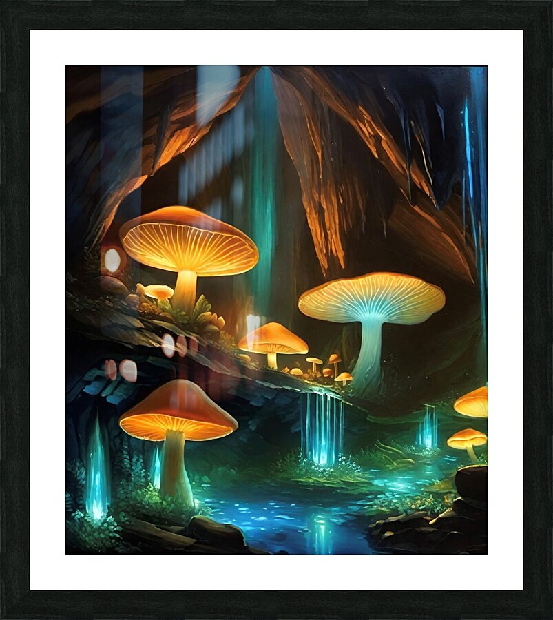 Deep Places Picture Frame print