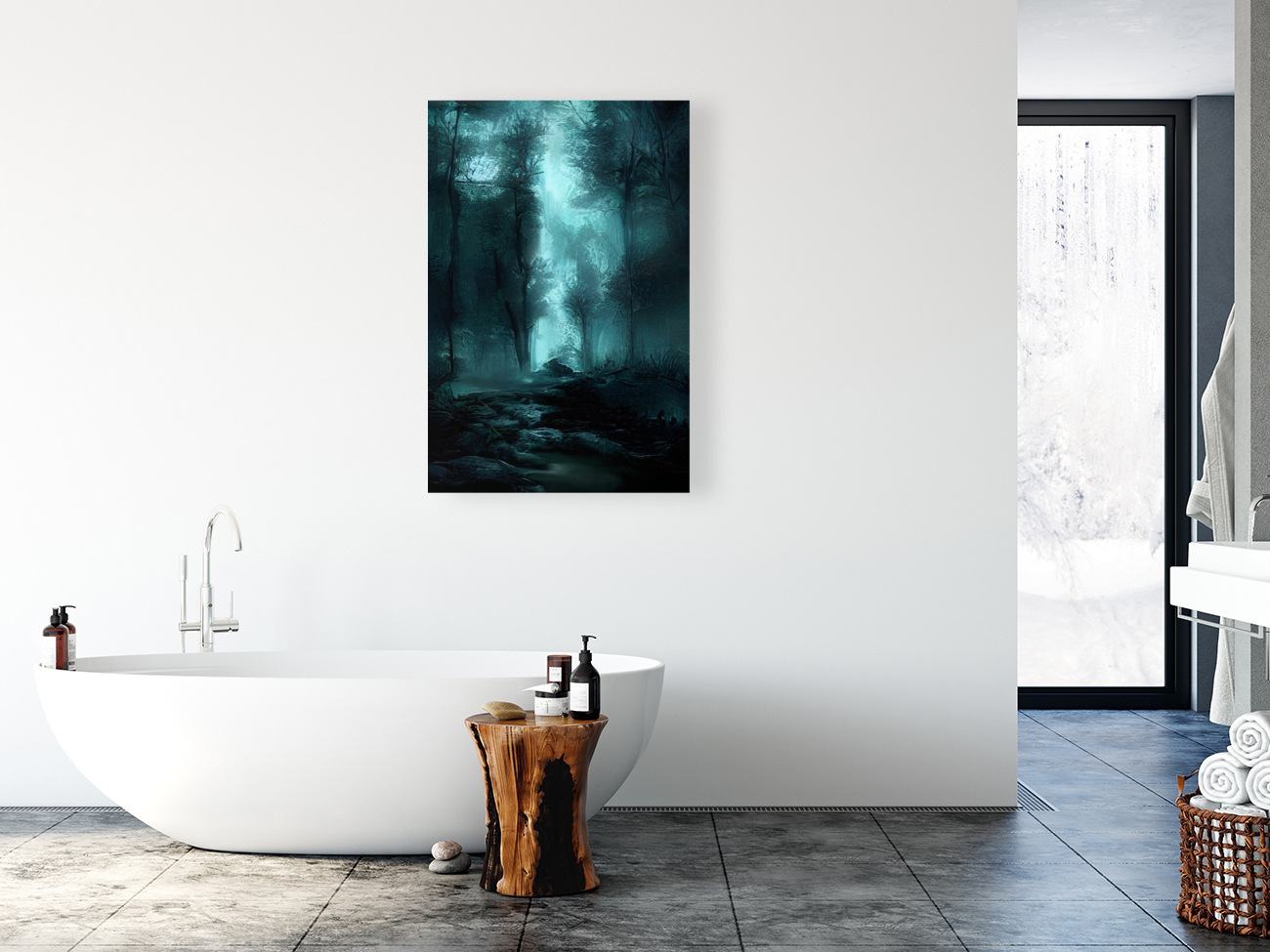 Moonlit Brooke Reproduction
