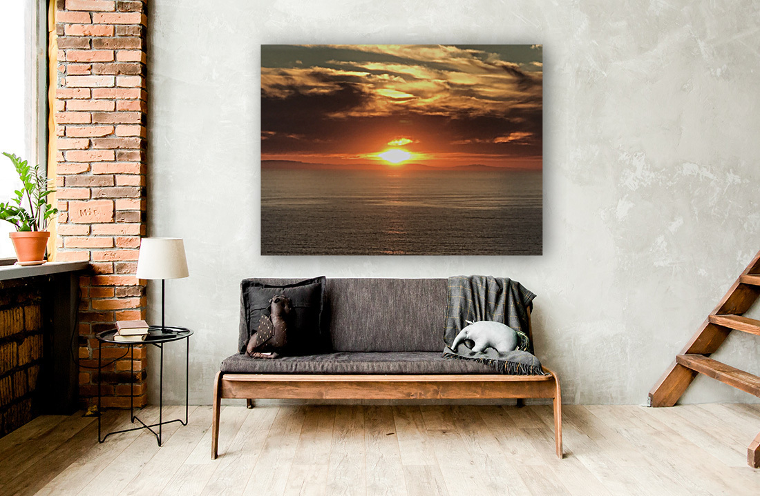 Oceanic Sunset Reproduction