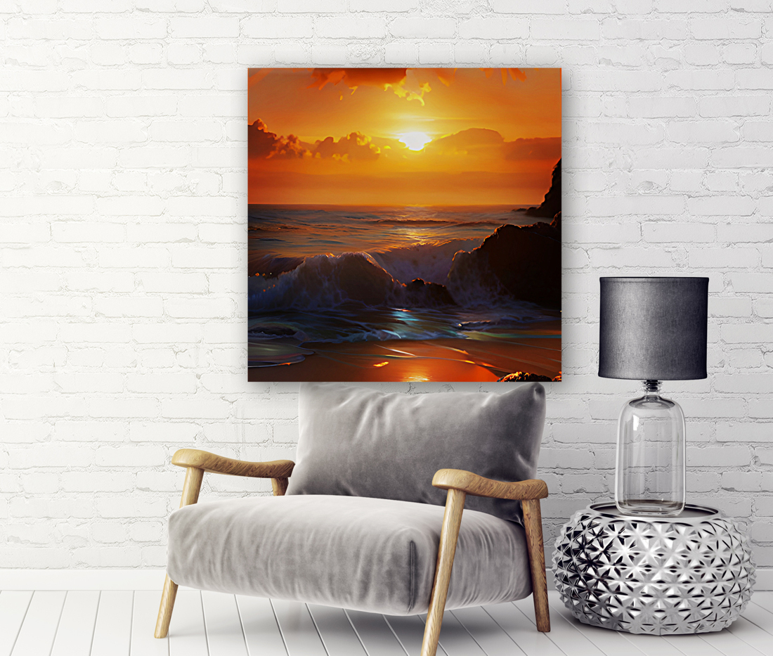 Sunset Over The Tides Reproduction