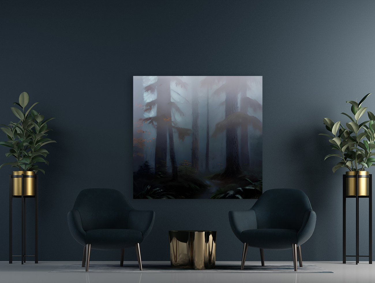 Misty Forest Panel 2 Reproduction