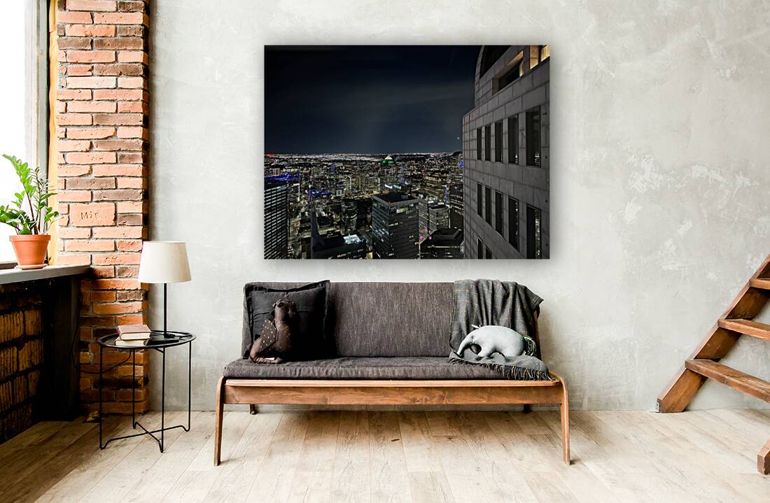 Downtown By Night Reproduction