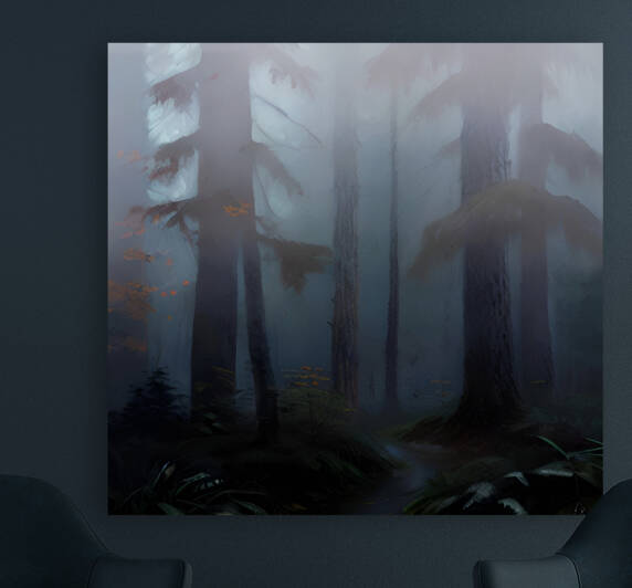 Misty Forest Panel 2 by Constantine Giovanni