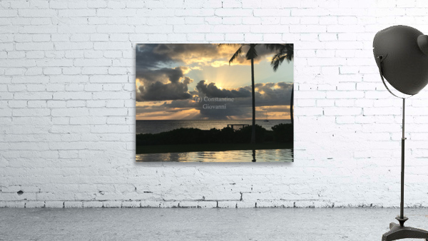 Poolside Vacation 3  Wall Preview