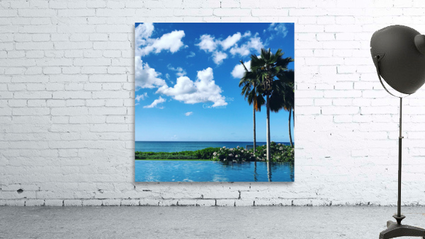 Poolside Vacation 1 Wall Preview