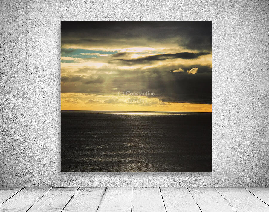 Ocean Sunset 1 Wall Preview