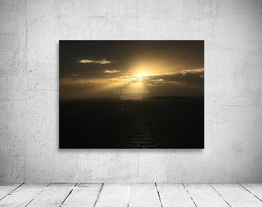 Ocean Sunrise 3 Wall Preview