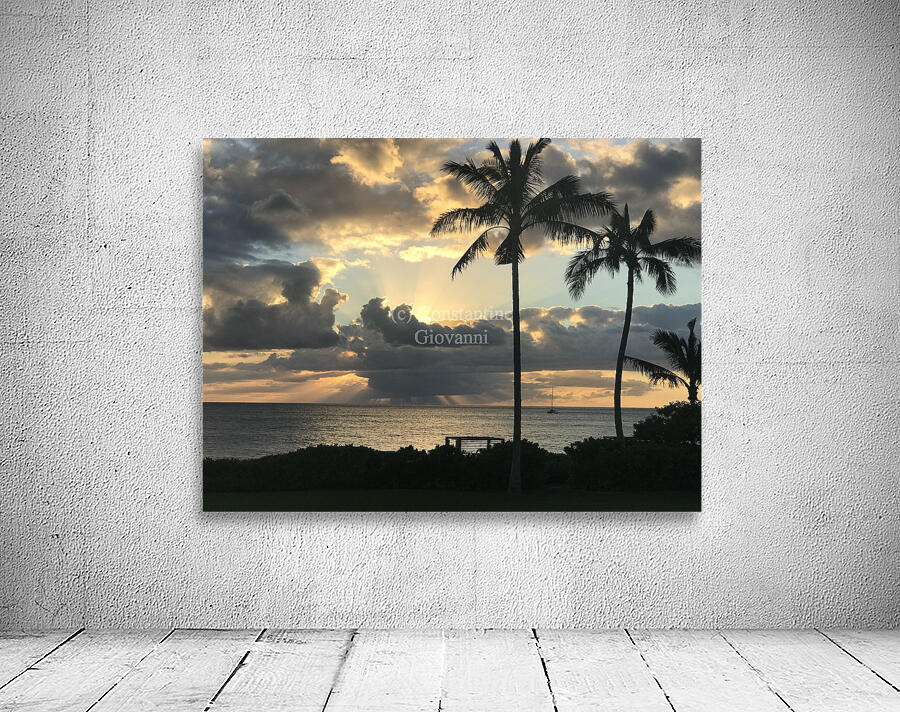 Inspiring Tropical Sunset Wall Preview