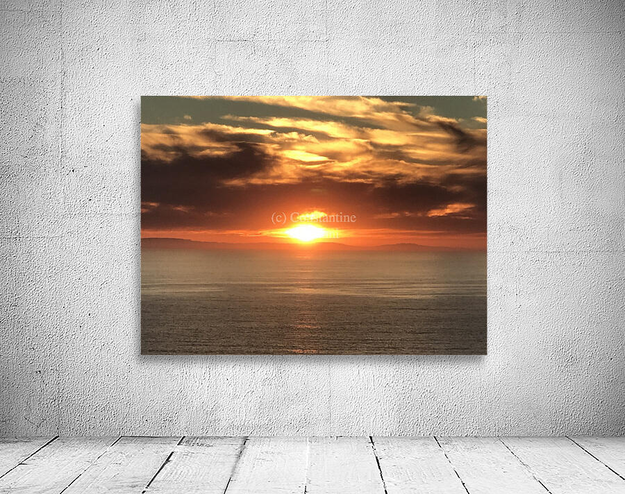 Oceanic Sunset Wall Preview