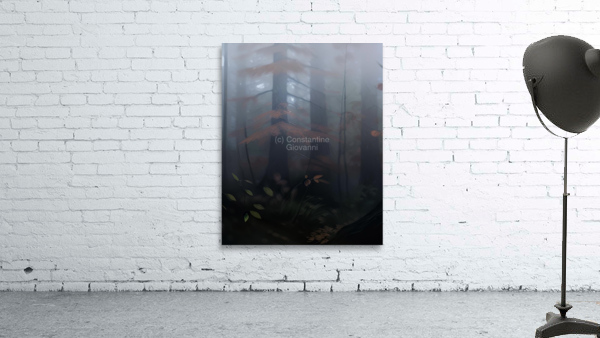 Misty Forest Panel 1 Wall Preview