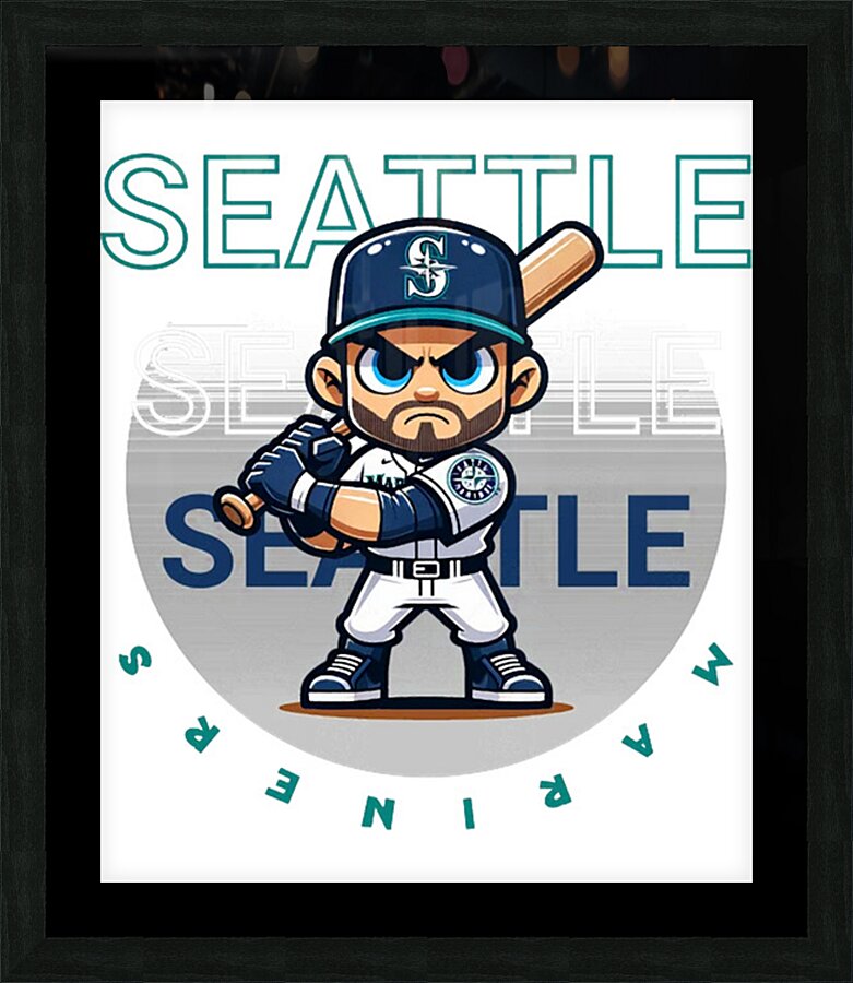 Seattle Mariners 5 Picture Frame print
