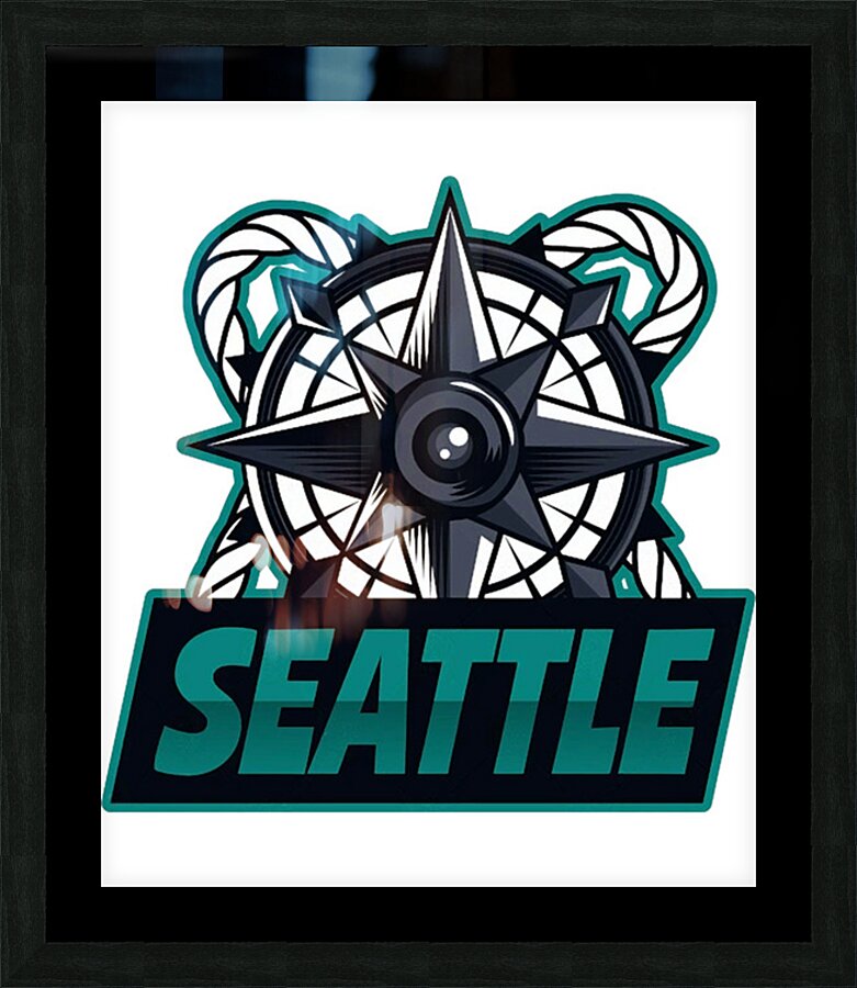 Seattle Mariners 9 Picture Frame print