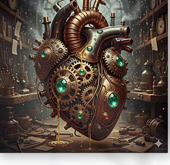 Mechanical Heart of Emeralds by perfect