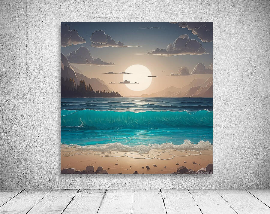 Calm sea view  Wall Preview