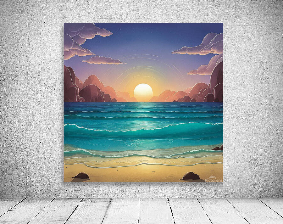 Calm seascape Wall Preview