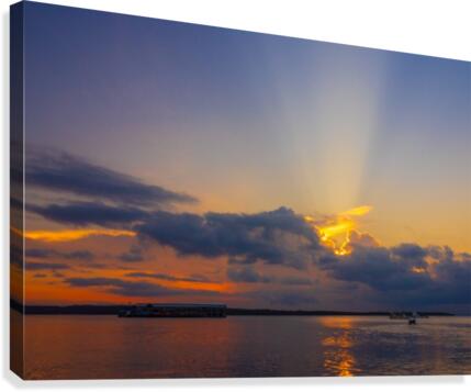 Nusa Penida Indonesia sunset Canvas Print