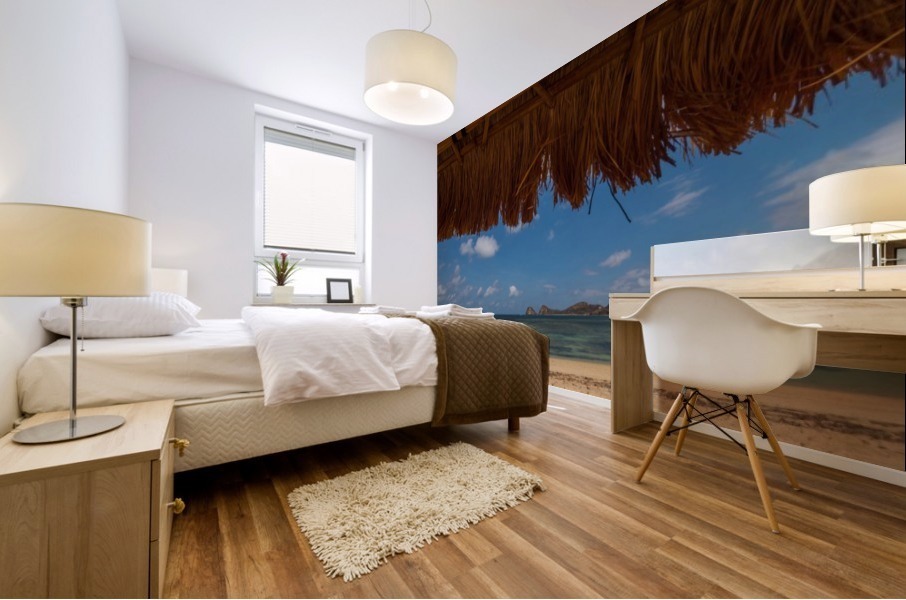 Under the Tiki Hut Mural print