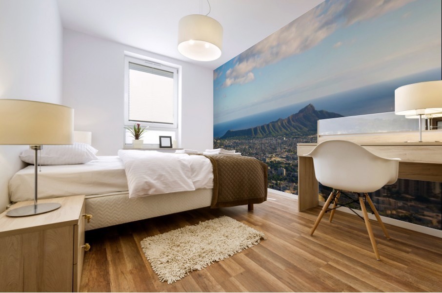 Oahu Tantalus View Mural print