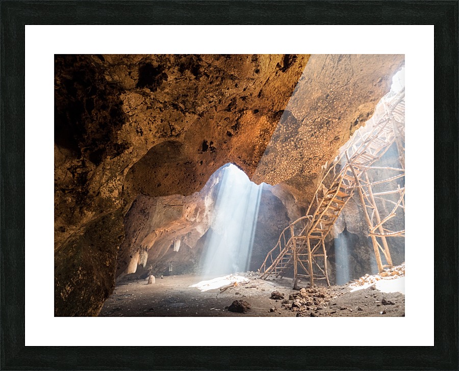 close encounter the bat cave Picture Frame print