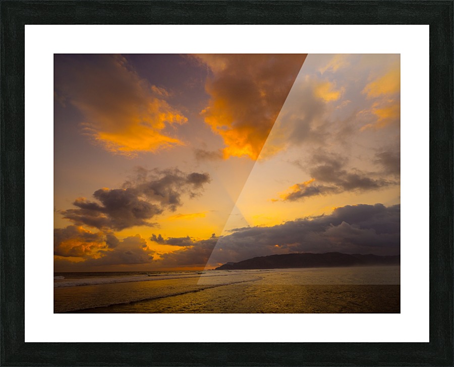 Orange Sky Picture Frame print
