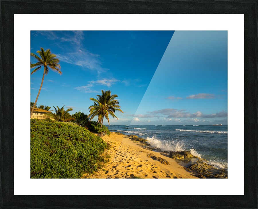 Beachside Picture Frame print