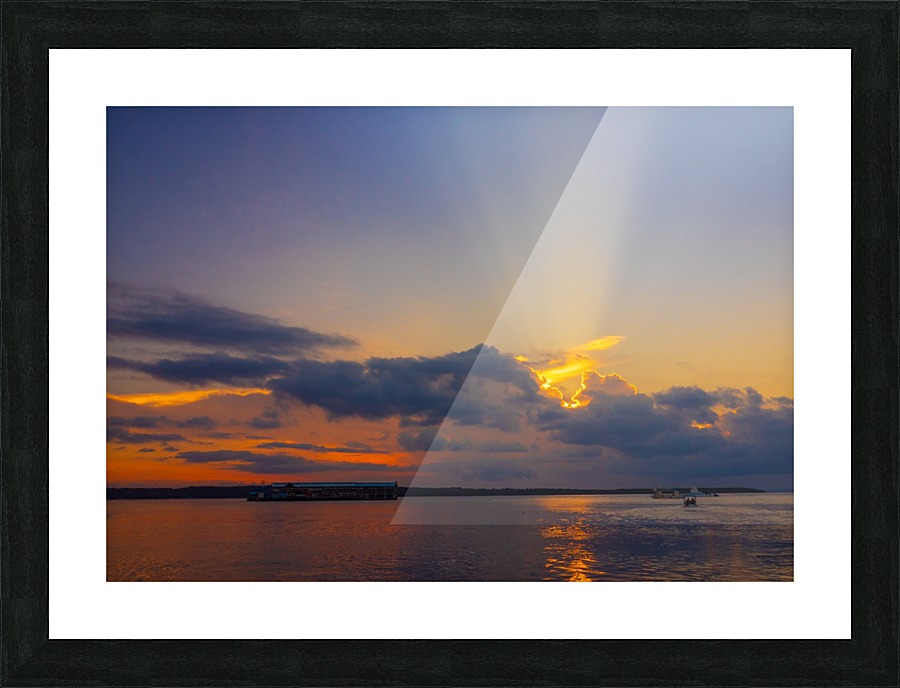 Nusa Penida Indonesia sunset Picture Frame print