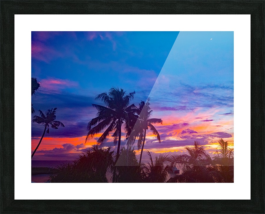 Solomon moon Picture Frame print