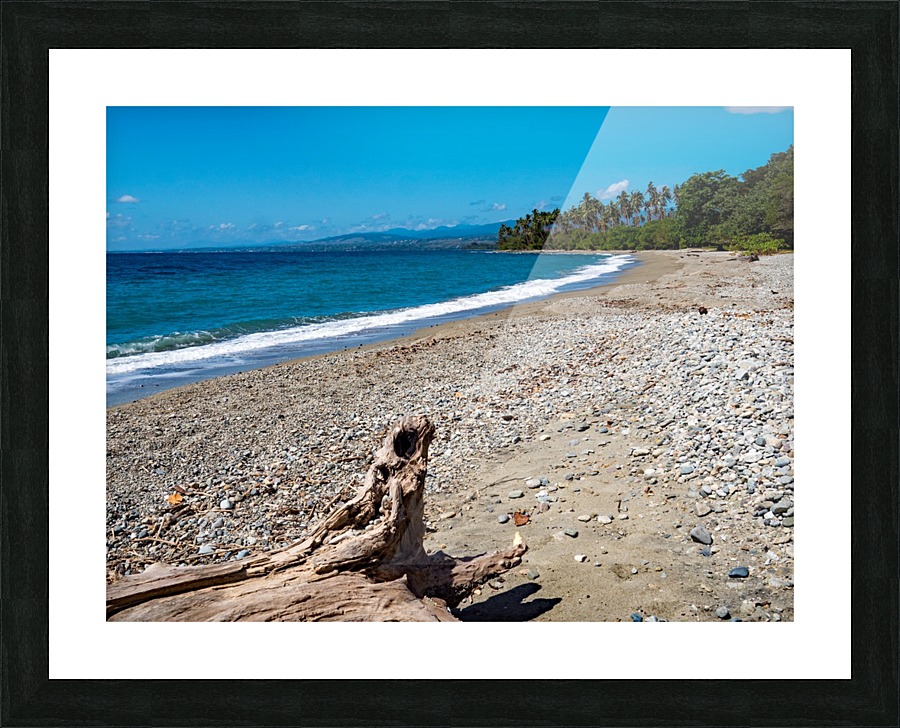 Bonegi beach Picture Frame print
