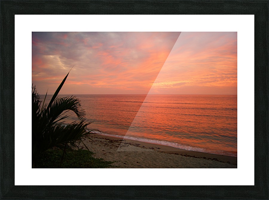 Summers sunset Picture Frame print