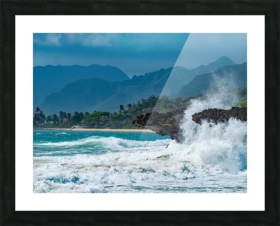 Heavy surf Picture Frame print