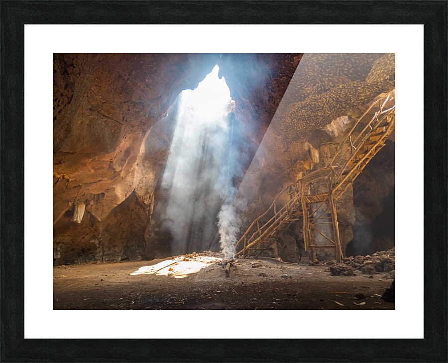 where theres fire Picture Frame print