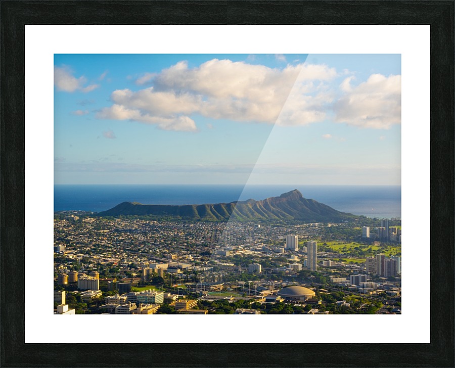 Oahu Tantalus View Picture Frame print
