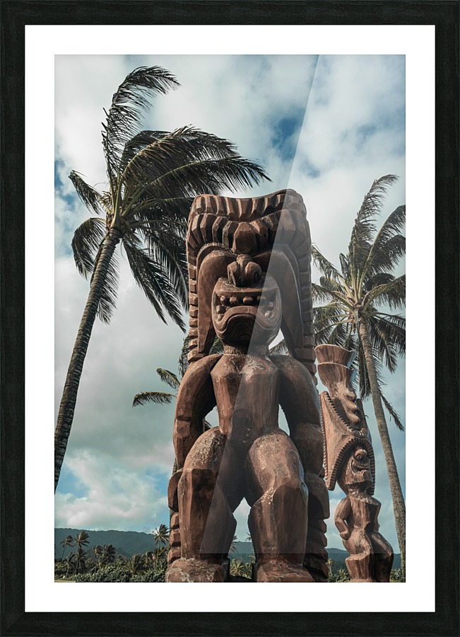 Tiki Picture Frame print