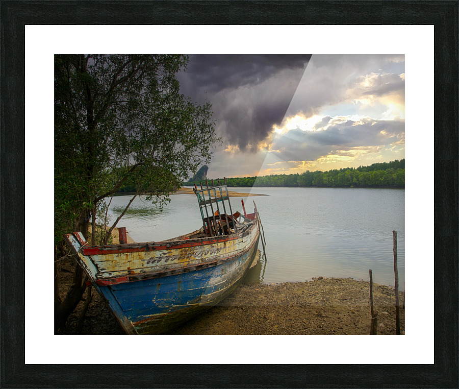 low tide 1 Picture Frame print