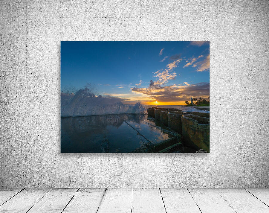Reflections in the waves Wall Preview