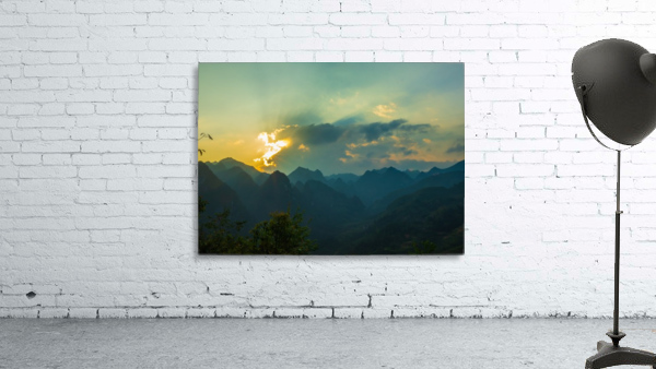 sunset in Dong Van 2 Wall Preview