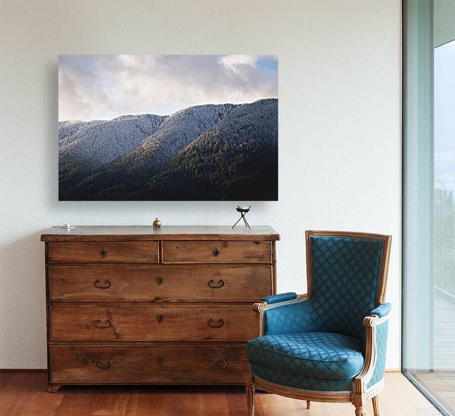 Burke Mountain Sunset  Reproduction